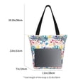 thumbnail image 3 of Fotbe Colorful Chameleons Bolsa de Playa con Estampado, Bolsa de Hombro, Bolsa de Mano Espaciosa, Bolsa de Viaje Ligera, Bolsa de Compras Versátil, 3 of 6