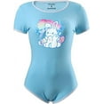 thumbnail image 5 of CutiePlusU Cotton Button Crotch Bodysuits Adult Romper Basics Onesie-Bunny Print SkyBlue XS, 5 of 5