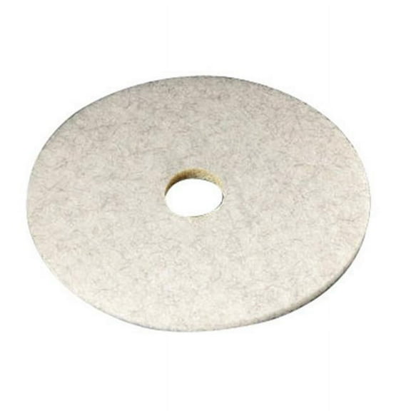 3M Natural Blend White Pad 3300, 17 in, 1 Pad