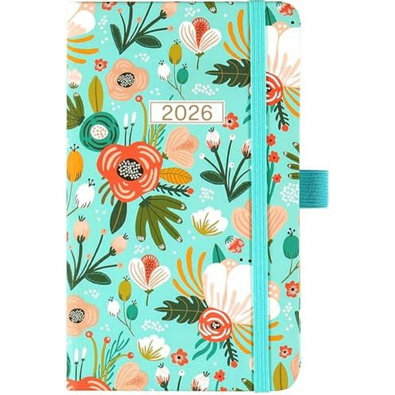 2026 Pocket Planner/Calendar - Weekly & Monthly Planner 2026, JAN 2026 - DEC 2026, 6.3" x 3.8", with Pen Holder, Inner Pocket