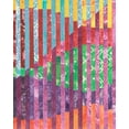 thumbnail image 2 of Moore, Regina 15x18 Black Ornate Wood Framed with Double Matting Museum Art Print Titled - Quilted Monoprints IV, 2 of 4