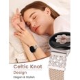 thumbnail image 5 of Wearlizer Braided Magnetic Band Compatible with Google Pixel Watch 4/3 41mm, Stretchy Nylon Watch Band for Women Men, Celtic Knot Jewelry Style Strap for Pixel Watch 2/1, 5 of 7