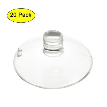 

Uxcell 34mm Dia. PVC Home Wall Hanger Suction Cup without Hooks 20 Pack