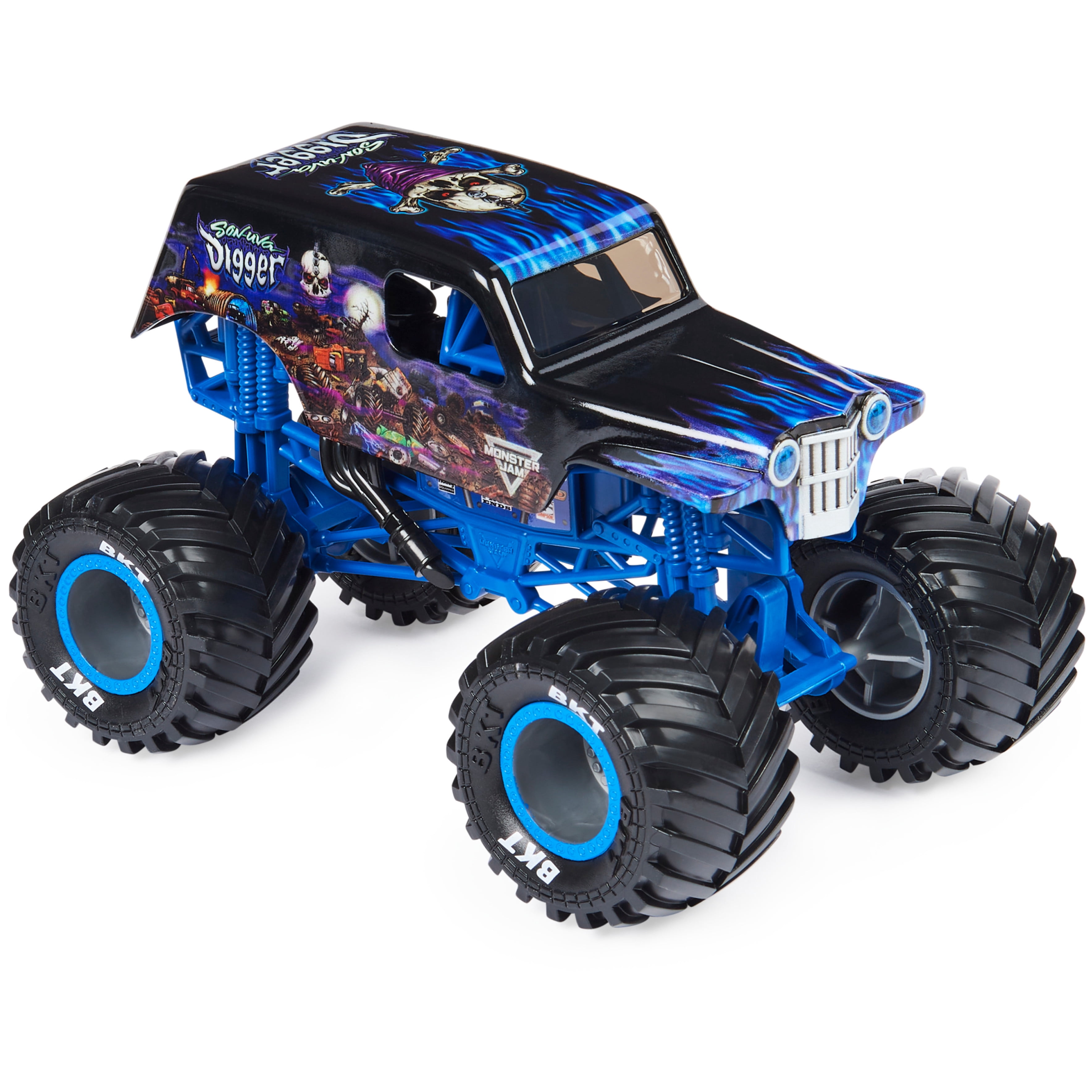 Monster Jam Son-Uva Digger Monster Truck Die-Cast Vehicle 1:24 Scale