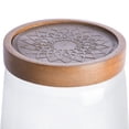 thumbnail image 2 of Cravings By Chrissy Teigen 5.75 Inch Glass Canister with Wood Lid - 5.75 in, 2 of 5