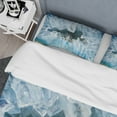 thumbnail image 4 of Designart 'Geode Interior with Light Blue crystals' Mid-Century Modern Duvet Cover Set, 4 of 4