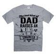 thumbnail image 5 of Mens Engineer T-shirt Engineer Dad Shirt Father's Day Engineer Shirt Dad Raises An Engineer Shirt (Medium Military Green), 5 of 6
