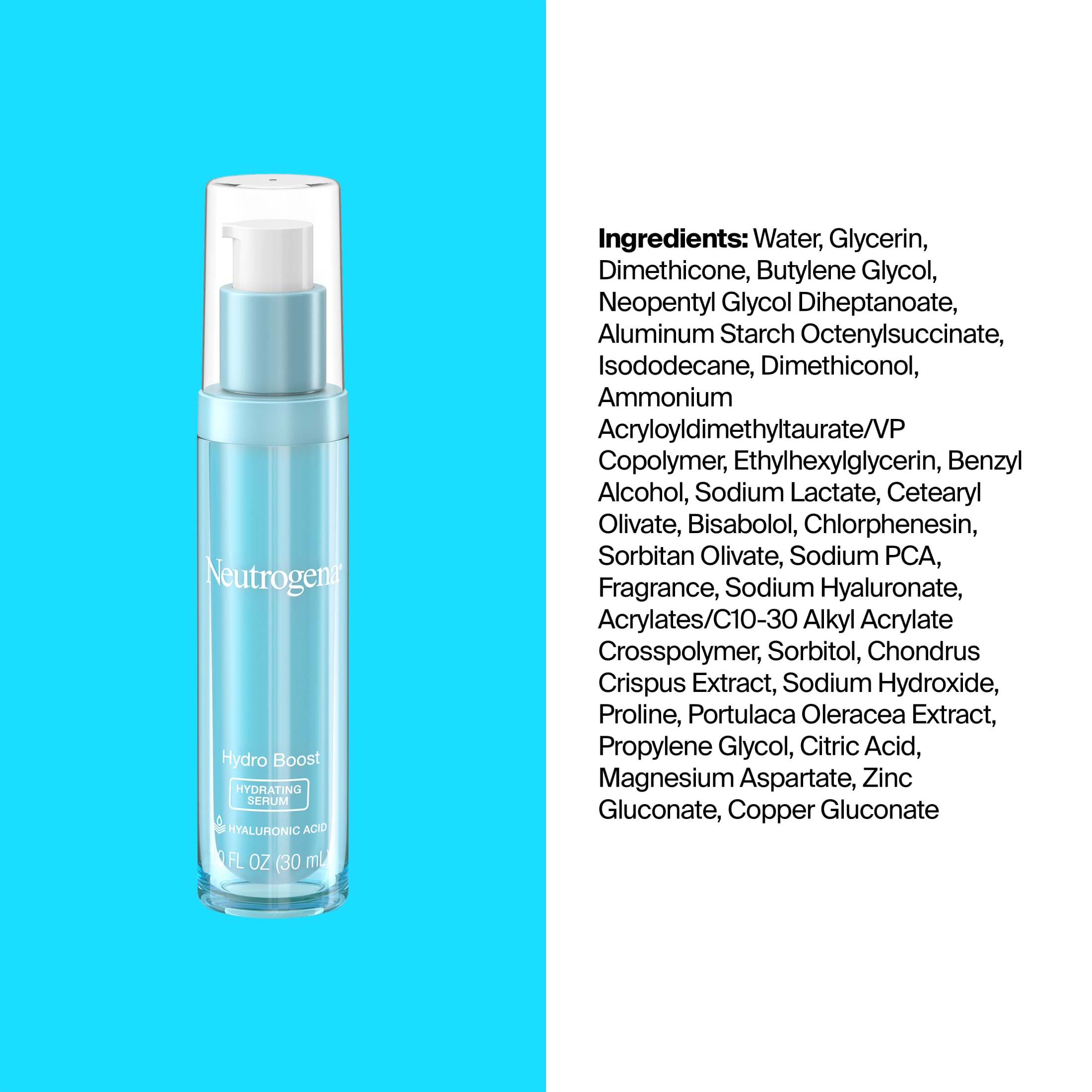 Neutrogena Hydro Boost Hydrating Serum, 1.0 fl oz photo 8