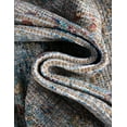 thumbnail image 3 of Unique Loom Chenille Jute Collection Area Rug - Laxmi (2' 2" x 8' Runner Teal blue/Green), 3 of 6
