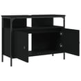 thumbnail image 5 of vidaXL Bathroom Sink Cabinet Black 23.6"x11.8"x23.6" Engineered Wood, 5 of 34