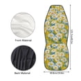 thumbnail image 5 of ZIATUBLE Daisy Front Seat Cover for Car Washable Car Seat Covers Full Set of 2 Auto Seat Protectors for Vehicles Anti-Scratch Seat Covers Car Interior Accessories Decor Fit for Cars SUV Truck Sedan, 5 of 7