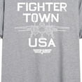 thumbnail image 3 of Top Gun - Property of Fighter Town - Women's Oversized T-Shirt, 3 of 5