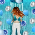 thumbnail image 2 of Bachelorette Party Decorations, Bridal Shower Decorations with She Found Her Honey Honey Balloon Banner Blue Foil Curtain Diamond Ring & 4D Silver Foil Balloon and Latex Balloon, Bride To Be Sash, 2 of 6