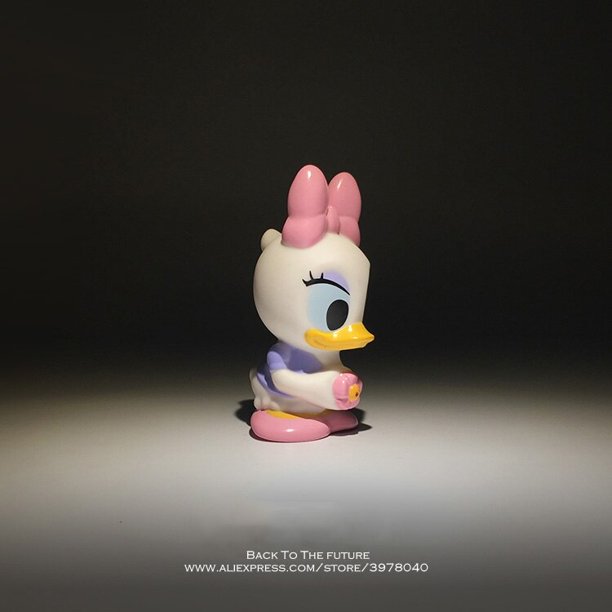 Disney-figura de acción de Mickey Mouse para niños, figura bonita de 9cm, postura, decoración de Anime, Colección, modelo de juguete, regalo Gong Bohan LED