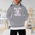 thumbnail image 2 of GDREDA Sweat à Col Rond de Printemps pour Enfants à Manches Longues Imprimé Lapin Gris, 10-12 Ans, 2 of 4