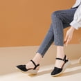 thumbnail image 2 of Xucatan Women's Closed Toe Wedge Sandals, Breathable Canvas Upper with Espadrille Sole, Buckle Strap Comfortable Platform Slides, Versatile Casual Holiday Style Gift, 2 of 9