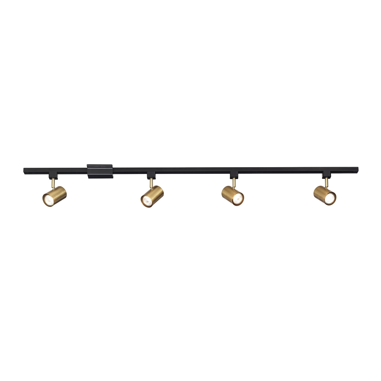 Globe Electric Industrial 56" 4-Light Matte Black Adjustable Track Ligh Kit