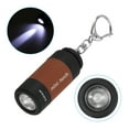 thumbnail image 3 of Uxcell 2.1" Mini Rechargeable LED Keychain Flashlight USB Charging 2 Pack Brown, 3 of 6
