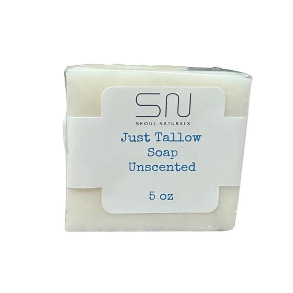 Jabón Just Tallow de Seúl Naturals sin perfume k beauty 5 oz