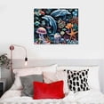 thumbnail image 5 of Orinice Dolphins Jellyfish Marine Life Fine Art Aesthetic Poster Print Wall Paintings for Classroom Kitchen Office Farmhouse Bathroom Room Decor Pictures Wall Art Decor For Bedroom Fashion Kitchen, 5 of 6