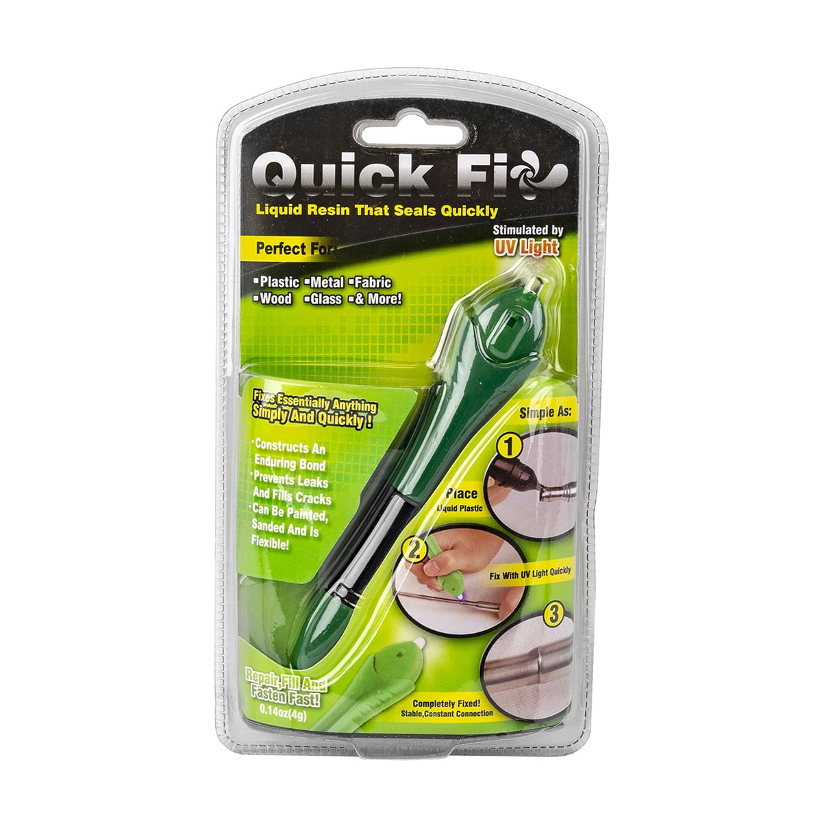 Quick Fix Liquid Glue Plastic Glass Ceramic Acrylic Repair UV Light Repair  Pen