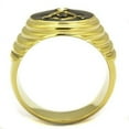 thumbnail image 2 of Anillo Color Oro Para Hombres de Acero Inoxidable Poder Masonico, 2 of 4