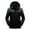 Black-A, variant on Mens Jackets Long Sleeve Jacket Zipper Hooded Neck Casual Warm Jacket with Pocket Patchwork