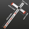 thumbnail image 2 of RKSTN Positioning ruler Woodworking Multifunctional Two In One Drilling Positioning Ruler Combination Angle Ruler T-shaped Ruler Drilling Positioning Ruler, 2 of 8