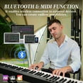 thumbnail image 2 of CazToi Digital Piano 88 Key Weighted Keyboard Piano Full Size Electronic Piano for Beginners Adults, 2 of 8