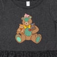 thumbnail image 4 of Inktastic Cute Hugging Teddy Bears Girls Toddler Dress, 4 of 5