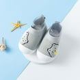 thumbnail image 2 of Fesfesfes Baby Spring Summer First Walking Shoes Boys Girls Knit Indoor Floor Shoes Non-slip Breathable Sweat Toddler Breathable Non-Slip Design Shoes (Gray,24-30 Months), 2 of 3