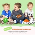 thumbnail image 3 of Juego de pelotas deportivas de felpa VangeBow para niños de 1 a 3 años, 3 unidades, 3 of 9