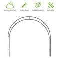 thumbnail image 5 of Metal Garden Trellis Arch Outdoor Steel Arbor Arches Archway for Climbing Plants and Vines Wedding Party Decoration, 5 of 7