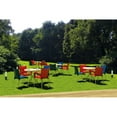 thumbnail image 4 of Compamia Romeo Resin Patio Dining Arm Chair in Red, 4 of 5