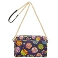thumbnail image 2 of FORMRS Women Crossbody Purse with Chain Strap Vegan Leather Shoulder Handbag, Galactic Candy, 2 of 7