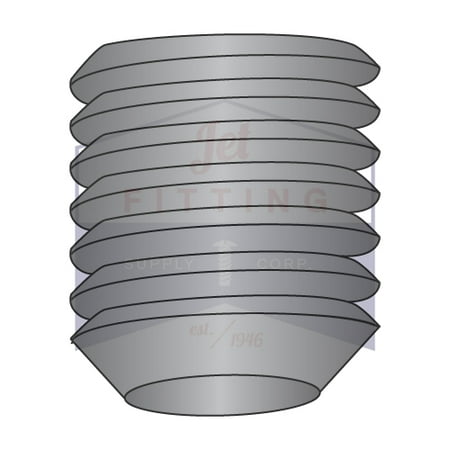 

1/4-20 x 5/8 Cup Point Socket Set Screws | Alloy Steel | Coarse Thread | Black Oxide | Made in U.S.A. (Quantity: 100)