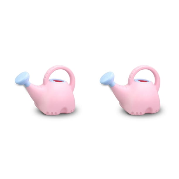 Regadera de plástico Wosthever 1,5 l forma de Animal pequeño Rosado azul 2Conjunto