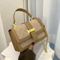 thumbnail image 3 of Bolso de hombro para mujer, bolso cruzado, bolso de moda para mujer, personalizado, retro, portátil, elegante, pequeño bolso cuadrado, 3 of 6