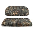 thumbnail image 2 of Pzuqiu Leaves Golf Cart Seat Cover Set Comfortable, Fit for Outdoor Golf Cart Seats Suitable for 2 Person Seats Golf Carts Yamaha, 2 of 10