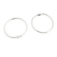 thumbnail image 2 of Unique Bargains 2 Inch Round Loose Leaf Binder Rings, Metal Key Rings for Scrapbooking and Office Supplies, 20 Pack, 2 of 6