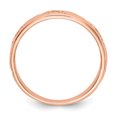 thumbnail image 2 of 14k Rose Gold Footprints Ring Religious, 2 of 10