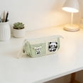 thumbnail image 6 of Cute Large Capacity Multi-Pocket Pencil Case Kawaii Pencil Case with Kawaii Pins Large Pencil Pouch Holder Preppy Supplies Green, 6 of 6