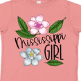 thumbnail image 4 of Inktastic Mississippi Girl Magnolia Flowers and Leaves Girls Toddler T-Shirt, 4 of 5