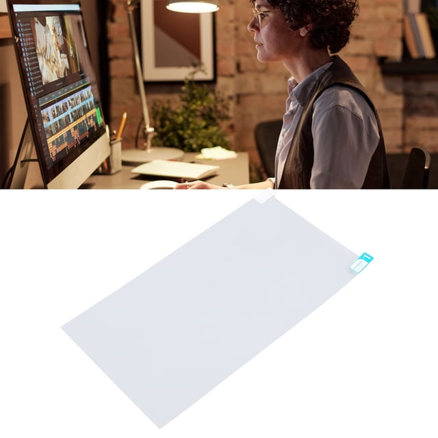 Blue Light Blocking Screen Protector, Static Adsorption 16:9 Anti Blue Light Screen Protector Filter for 21.5inch Computer