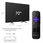 Hisense 70 Class 4K UHD LED LCD Roku Smart TV HDR R6 Series 70R6E4