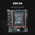 thumbnail image 4 of X99E Motherboard+E5 2666 V3 CPU Dual Channel Supports 4XDDR4 RECC RAM PCIE X16 NVMe Gigabit LAN Card Desktop Motherboard, 4 of 10