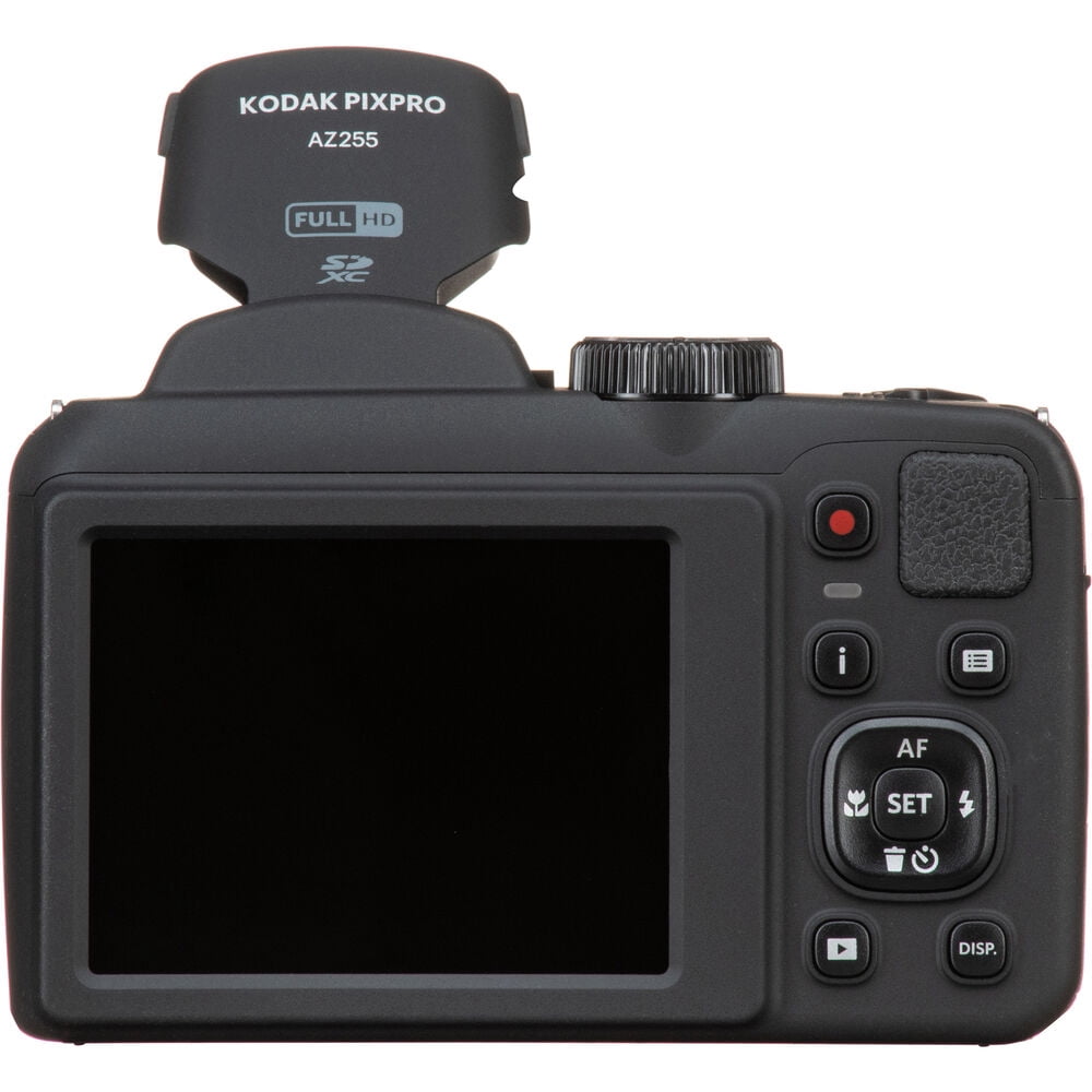 Kodak PIXPRO AZ255 Video Camera Bundle - Extra Battery, Flash