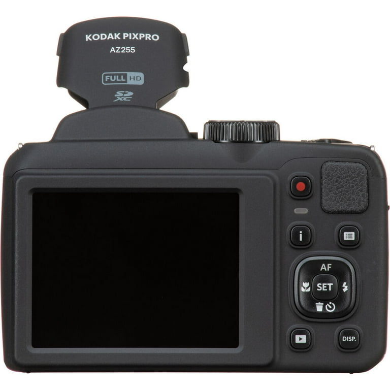 Kodak PIXPRO AZ255 Video Camera Bundle - Extra Battery, Flash