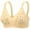 Beige, variant on Yievot T Shirt Bras for Older Women Wireless Push Up Full Coverage Bras for Seniors Wirefree Comfortable Everyday Bras