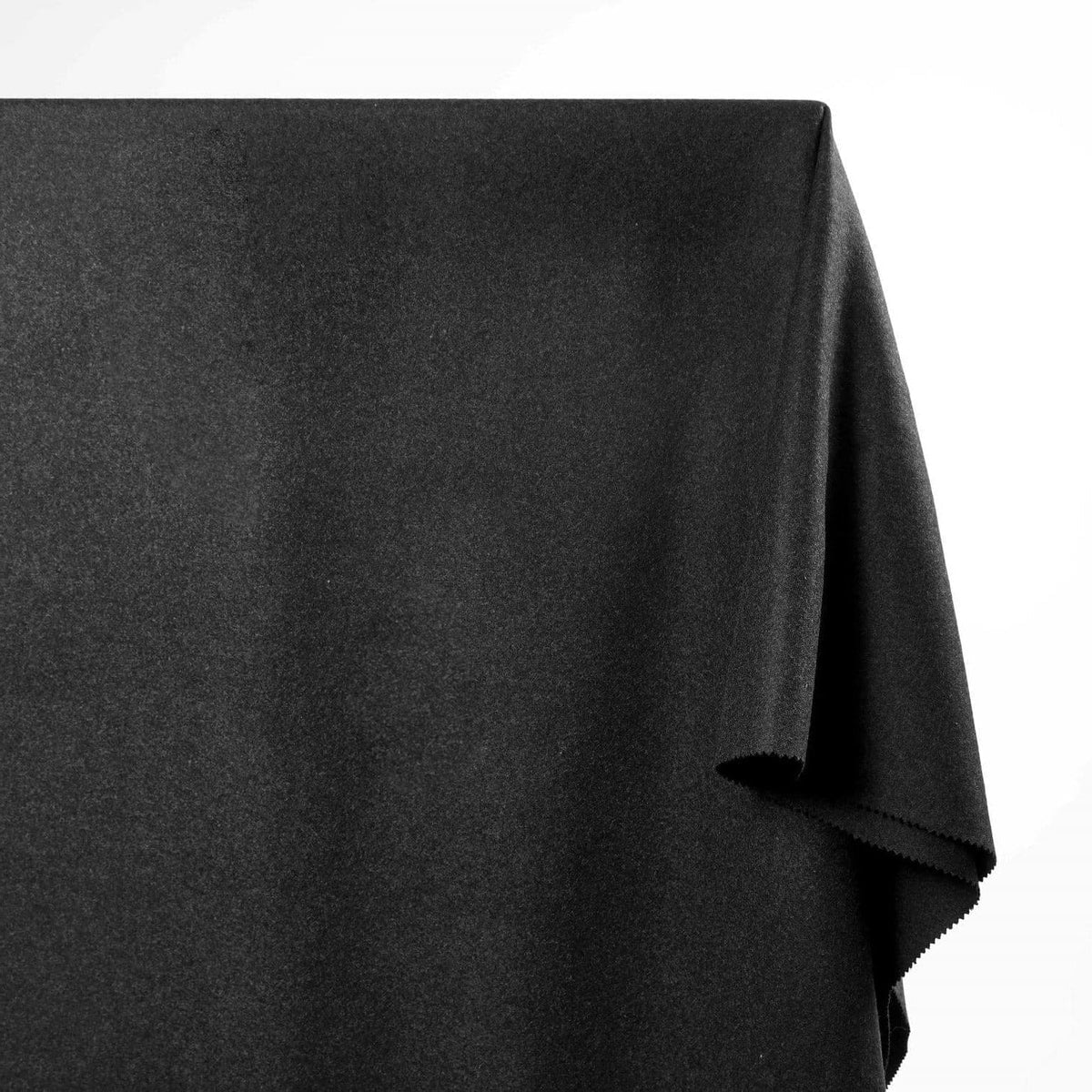 Highland Wool Felt Fabric Charcoal 58" By The Yard